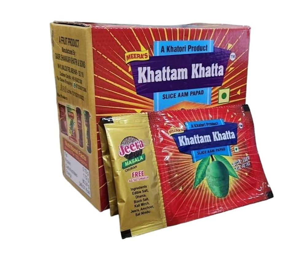 KHATTAM KHATTA Big SLICE (AAM PAPAD)/ PACK OF 5