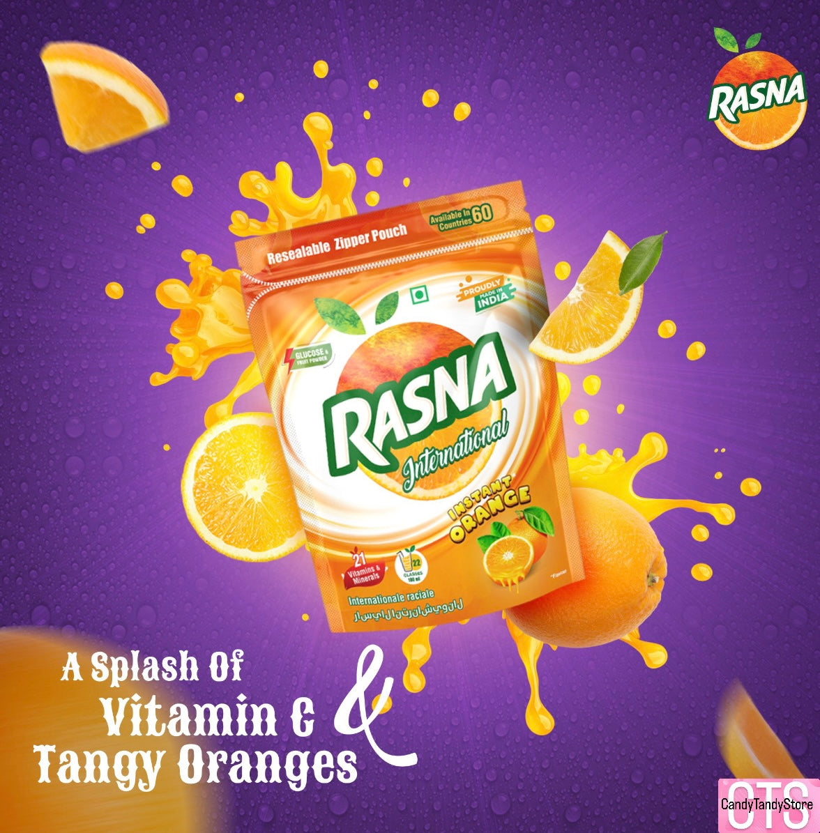 RASNA ORANGE|PACK OF 24